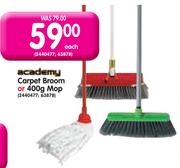 Bcademy Carpet Broom Or 400g Mop-Each