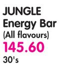 Jungle Energy Bar(All Flavours)-30's