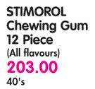 Stimorol Chewing Gum 12 Piece(All Flavours)-40's