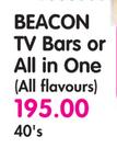 Beacon TV Bars Or All In One (All Flavours)-40's