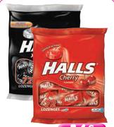 Halls Lozenges Poly Bag(All Flavours)-Each