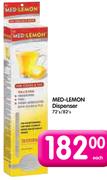 Med-Lemon Dispenser-72/82's