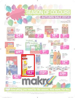 Makro Gauteng : Food Catalogue ( 15 May - 28 May 2014 ), page 1