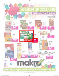 Makro Gauteng : Food Catalogue ( 15 May - 28 May 2014 ), page 1