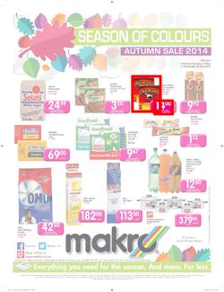 Makro Gauteng : Food Catalogue ( 15 May - 28 May 2014 ), page 1
