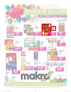 Makro Gauteng : Food Catalogue ( 15 May - 28 May 2014 ), page 1