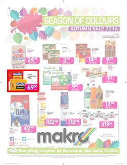 Makro Gauteng : Food Catalogue ( 15 May - 28 May 2014 ), page 1