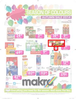 Makro Gauteng : Food Catalogue ( 15 May - 28 May 2014 ), page 1