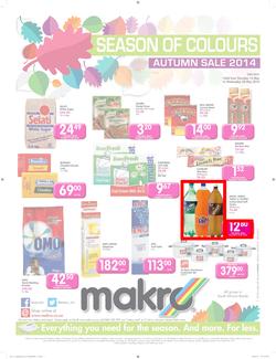 Makro Gauteng : Food Catalogue ( 15 May - 28 May 2014 ), page 1