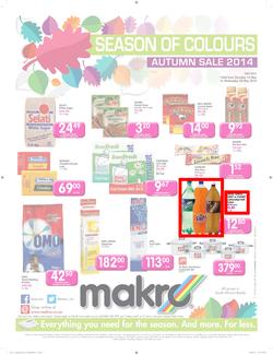 Makro Gauteng : Food Catalogue ( 15 May - 28 May 2014 ), page 1