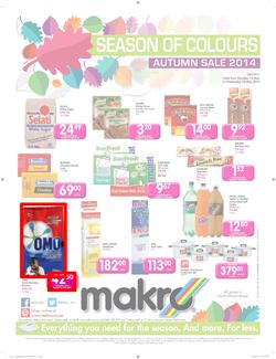Makro Gauteng : Food Catalogue ( 15 May - 28 May 2014 ), page 1