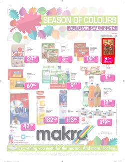 Makro Gauteng : Food Catalogue ( 15 May - 28 May 2014 ), page 1