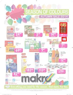 Makro Gauteng : Food Catalogue ( 15 May - 28 May 2014 ), page 1