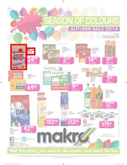 Makro Gauteng : Food Catalogue ( 15 May - 28 May 2014 ), page 1