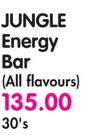 Jungle Energy Bar(All Flavours)-30's