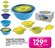 Excellent Houseware 5 Piece Kitchen Bowl Set-Per Set