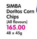 Simba Doritos Corn Chips(All Flavours)-48x45g