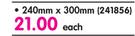 Glass Clip Frame-240x300Mm Each
