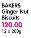 Bakers Ginger Nut Biscuit-12x200g