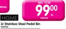 Home 3L Stainless Steel Pedal Bin