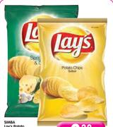 Simba Lay's Potato Chips(All Flavours)-48x36g