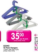 Gizmo 10 Pack Hangers
