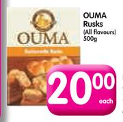 Ouma Rusks(All Flavours)-500g Each