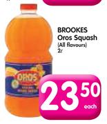 Brookes Oros Orange Squash(All Flavours)-2L