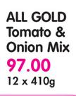 All Gold Tomato & Onion Mix-12x410g