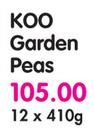 Koo Garden Peas-12x410g