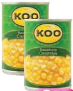 Koo Sweetcorn(Creamstyle)-12x415g