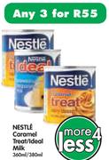 Nestle Caramel Treat/Ideal Milk-3x360/389ml