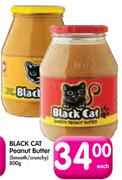 Black Cat Peanut Butter(Smooth/Crunchy)-800g Each