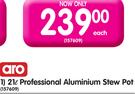 Aro 21L Professional Aluminium Stew Pot