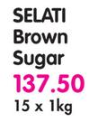 Selati Brown Sugar-15x1kg