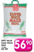 First Value Super Maize Meal-12.5kg