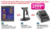Pos Software Suite Plus Laser Scanner Plus Thermal Receipt Printer
