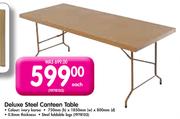 Deluxe Steel Canteen Table