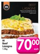 M Beef Lasagne-1.5Kg