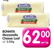 Bonnita Mozzarella Cheese Leaf-+/-2.25kg