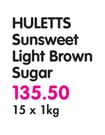Huletts Sunsweet Light Brown Sugar-15x1Kg