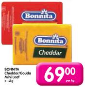 Bonnita Cheddar/Gouda Mini Loaf-Per Kg