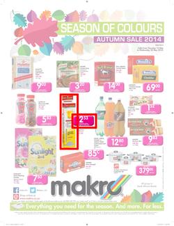 Makro Natal : Food Catalogue ( 15 May - 28 May 2014 ), page 1