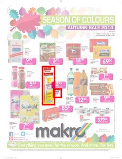 Makro Natal : Food Catalogue ( 15 May - 28 May 2014 ), page 1