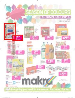 Makro Natal : Food Catalogue ( 15 May - 28 May 2014 ), page 1