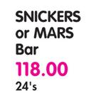 Snickers Or Mars Bar-24's