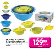  Excellent Houseware 5 Piece Kitchen Bowl Set