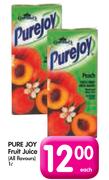 Pure Joy Fruit Juice(All FLavours)-1L Each