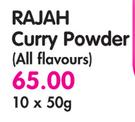 Rajah Curry Powder(All Flavours)-10x50G