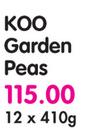Koo Garden Peas-12x410G